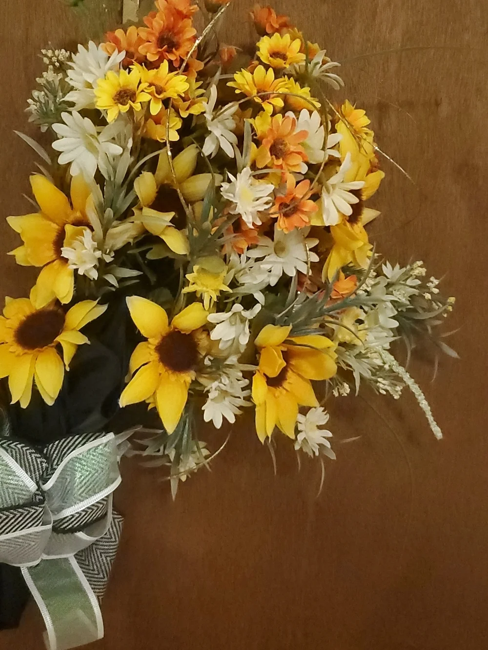 Hanging Decor-handmade One Of A Kind Sunflower Umbrella
